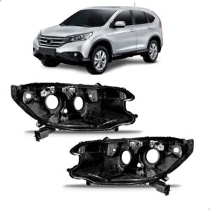 Par Carcaça Farol Com Regulador Crv 2012 2013 2014 2015