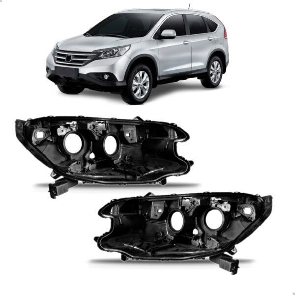 Par Carcaça Farol Com Regulador Crv 2012 2013 2014 2015