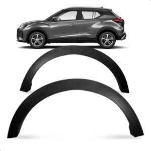 Par Alargador Vão Roda Traseira Kicks 2017 2018 2019 20 2021