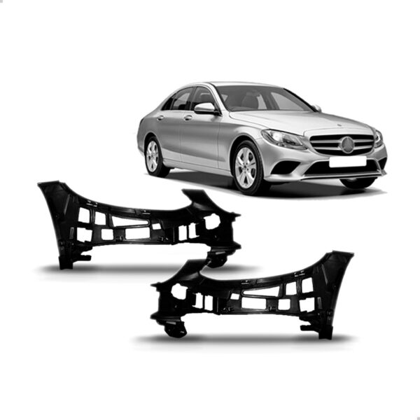 Par Suporte Parachoque C180 2015 2016 2017 2018 Dianteiro