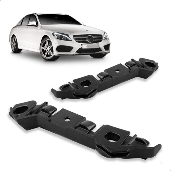 Par Suporte Guia Parachoque C180 2015 16 17 2018 Dianteiro