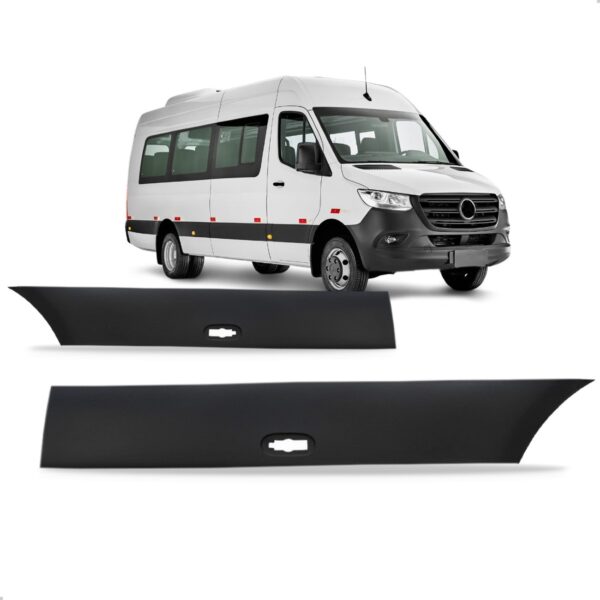 Par Friso Lateral Sprinter 2020 A 2025 Dianteiro E Traseiro Preto