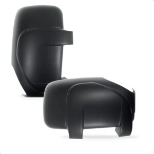 Par Capa Retrovisor Master 2013 A 2025 Preta Braço Longo