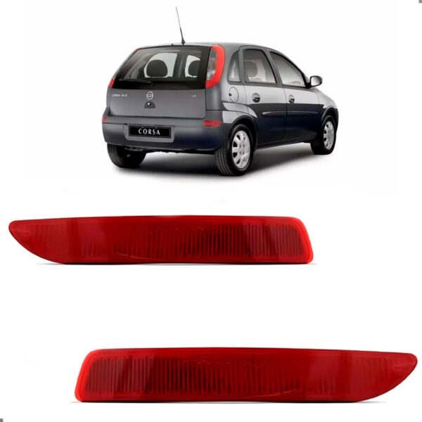 Par Refletor Parachoque Traseiro C4 2008 A 2014 Pallas Hatch