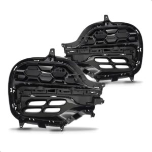 Par Tela Frontal Moldura Milha Lateral Tiggo 8 21 2022 2023 Preto