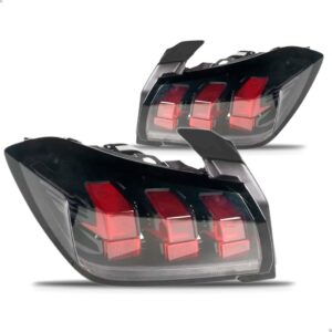 Par Sinaleira Traseira Para Peugeot 208 2020 21 22 2023 2024 Vermelho