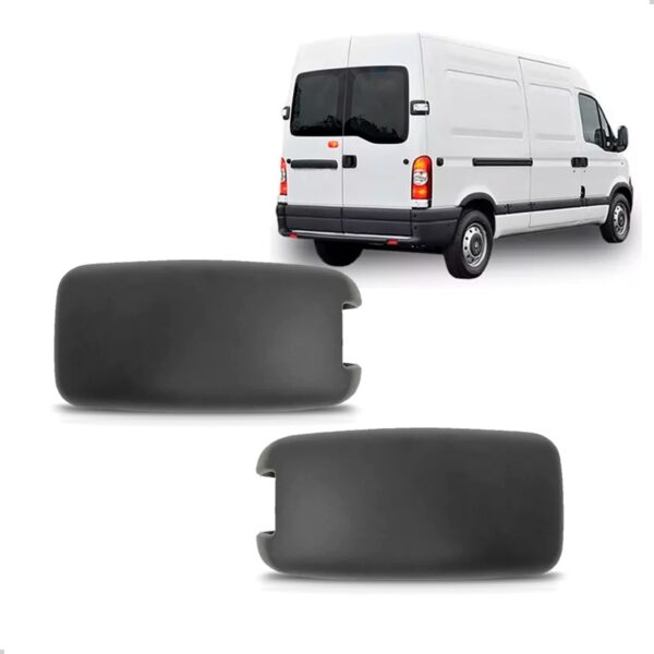 Par Acabamento Dobradiça Master 2003 A 2012 Traseira Preto