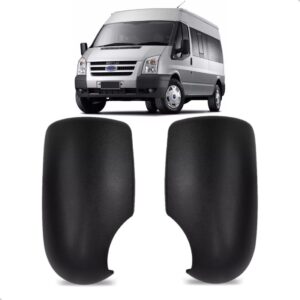 Par Capa Retrovisor Transit 2008 2009 2010 2011 A 2013 Preta