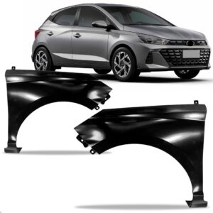 Par Paralama Para Hyundai Hb20 2023 2024 Sem Furo Pisca