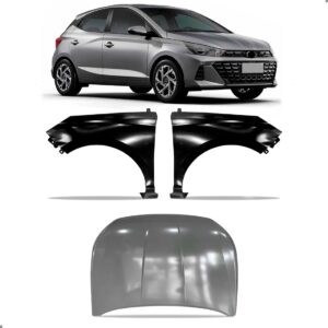 Kit Capo Para Hb20 2023 A 2025 E Par Paralamas S/ Furo Pisca