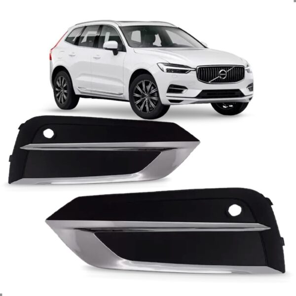 Par Grade Inferior Para Volvo Xc60 2018 2019 2020 2021 Preto Ambos Os Lados