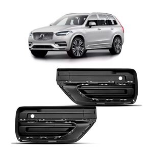 Par Grade Farol Auxiliar Para Volvo Xc90 2018 2019 A 2022 Preto Ambos Lados