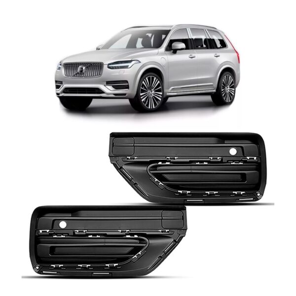 Par Grade Farol Auxiliar Para Volvo Xc90 2018 2019 A 2022 Preto Ambos Lados