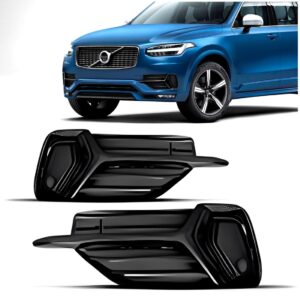 Par Grade Parachoque Para Volvo Xc90 2018 A 2022 Dianteiro Preto Ambos Os Lados