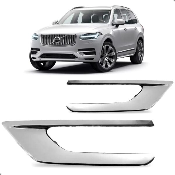 Par Moldura Grade Parachoque Para Volvo Xc90 18 A 22 Diant