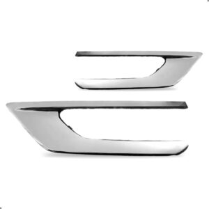 Par Moldura Grade Parachoque Para Volvo Xc90 18 A 22 Diant