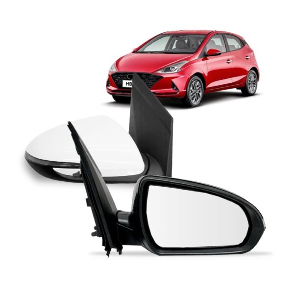 Par Retrovisor Externo Hb20 2020 A 2023 Eletrico Com Pisca