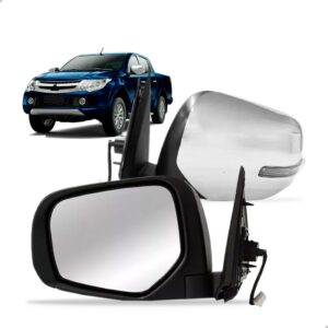 Par Retrovisor Externo Triton 2017 18 2019 Eletrico Cromado