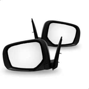 Par Retrovisor Triton 17 18 19 Eletrico Com Sinaleira Preto