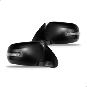 Par Retrovisor Triton 17 18 19 Eletrico Com Sinaleira Preto