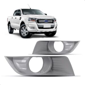 Par Moldura Milha Com Furo Ranger 2017 2018 2019 Cor Cinza Cinza Ambos Os Lados