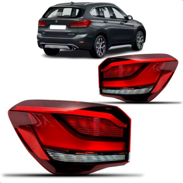Par Sinaleira Para Bmw X1 2020 2021 2022 Com Led Ambos Lados Bicolor
