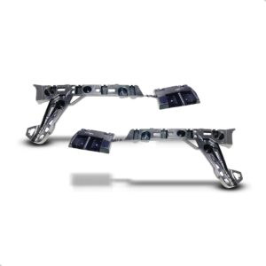 Par Suporte Guia Cruze 2017 A 2019 Sedan Parachoque Traseiro