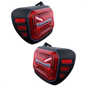 Par Sinaleira Traseira Renegade 2022 2023 2024 2025 Com Led Ambos Lados Vermelho