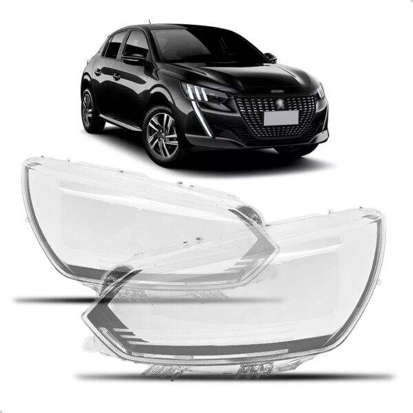 Par Lente Farol Para Peugeot 208 2020 2021 2022 2023 2024