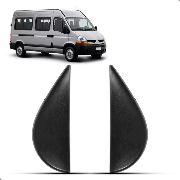 Par Moldura Acabamento Retrovisor Master 2003 A 2012 Externo