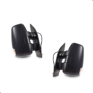 Par Retrovisor Iveco 2020 A 2024 Com Pisca Braço Curto