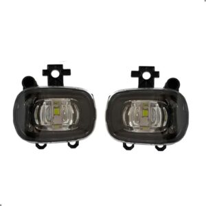 Grade P/ Kicks 22 A 2024 Preta C/ Moldura Cromada Milhas Led Preto