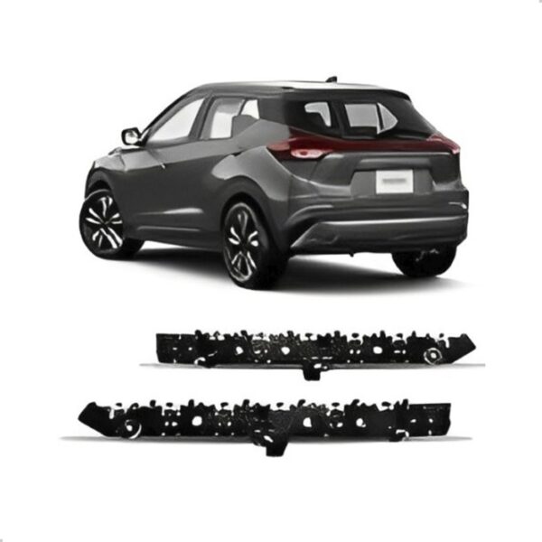 Par Suporte Guia Kicks 2022 A 2024 Parachoque Traseiro