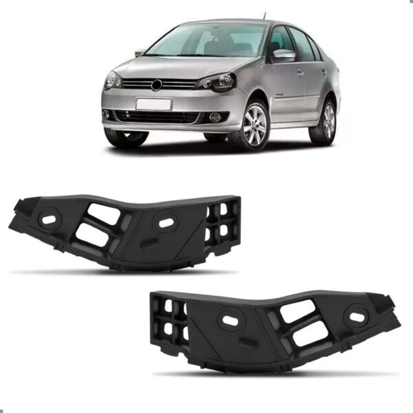 Par Guia Parachoque Dianteiro Polo 2013 2014 2015