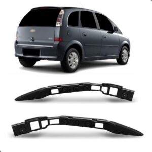 Par Guia Parachoque Traseiro Meriva 2002 A 2012