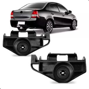 Par Guia Parachoque Traseiro Sedan Etios 2012 A 2021