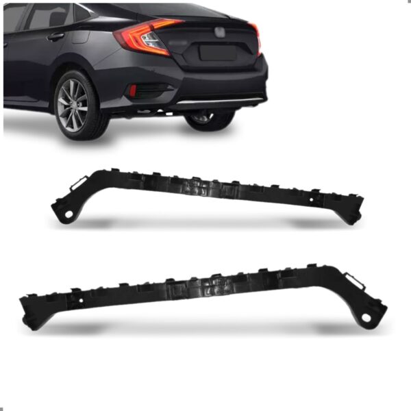 Par Guia Para Honda Fit 2018 A 2021 Parachoque Traseiro