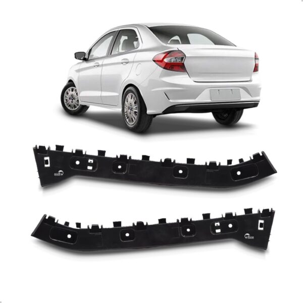 Par Guia Parachoque Traseiro Ka 2020 A 2024 Sedan