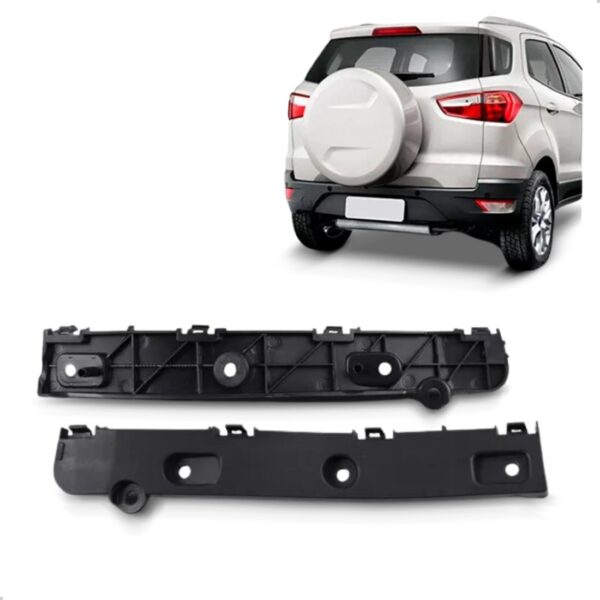 Par Guia Parachoque Traseiro Ecosport 2013 A 2017
