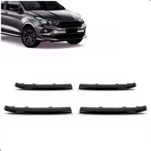 Jogo Kit 04 Frisos Para Fiat Cronos 2023 A 25 Pto Brilhante - Black Piano