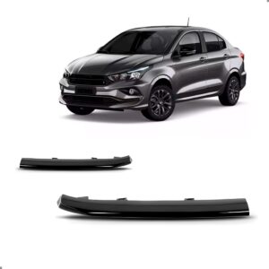 Kit Par Friso Para Fiat Cronos 2023 24 2025 Inferior Pto Bri Brilhante