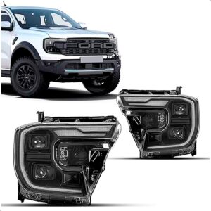 Par Farol Ranger Raptor 2024 25 Full Led 9 Pinos Com Reator Ambos Lados