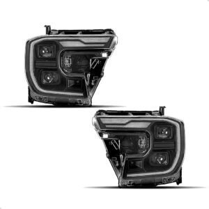 Par Farol Ranger Raptor 2024 25 Full Led 9 Pinos Com Reator Ambos Lados