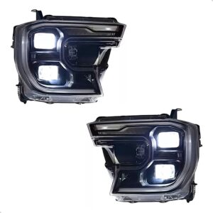 Par Farol Ranger Raptor 2024 25 Full Led 9 Pinos Com Reator Ambos Lados