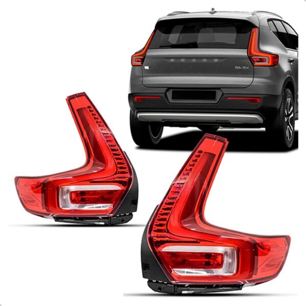 Par Sinaleira Para Volvo Xc40 2018 2019 2020 2021 2022 2023 Ambos Lados Vermelho