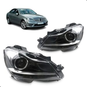 Par Farol C180 2012 2013 2014 2015 Com Xenon Ambos Lados