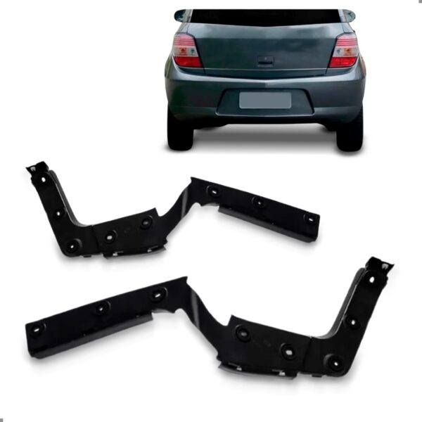 Par Suporte Guia Agile 2009 A 2014 Parachoque Traseiro