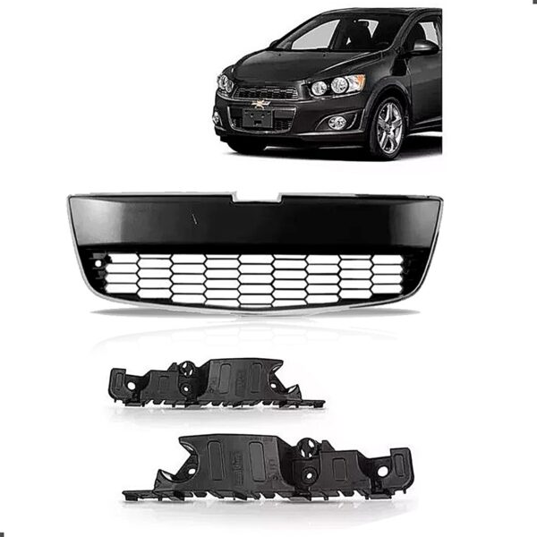 Grade Para Sonic 2012 A 2014 Dianteiro C/ Guias 1a Linha - Preto
