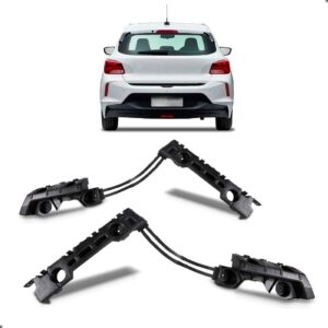 Par Suporte Guia Onix Hatch 2020 A 2025 Parachoque Traseiro