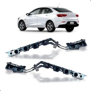 Par Suporte Guia Onix Sedan 2020 A 2025 Parachoque Traseiro